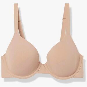 NEW Amazon Essentials Classic T‎ Shirt Bra 36 C in Prailine Colour